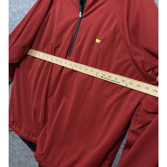 Masters Golf‎ Bobby Jones Jacket Mens XXL Red Pockets Lined Logo - Picture 9 of 9